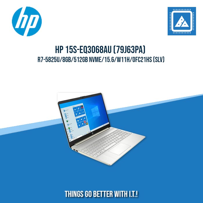 HP 15S-EQ3068AU (79J63PA) R7-5825U/8GB/512GB NVME | BEST FOR STUDENTS AND FREELANCERS LAPTOP HP 15S-EQ3068AU (79J63PA) R7-5825U/8GB/512GB NVME | BEST FOR STUDENTS AND FREELANCERS LAPTOP